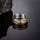 Bague Viking Jormungandr - Serpent Midgard en Acier Inoxydable - Couleur Or et Argent