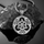 Collier Viking Celtic Trinity - Nœud de la trinité celtique - Triquetra en Acier Inoxydable - Couleur Argent