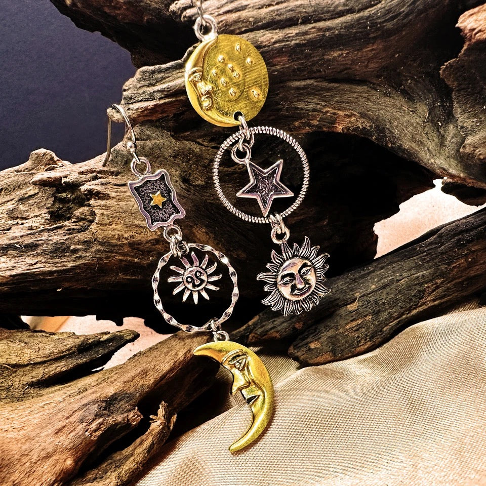 Boucles d'oreilles Viking, Bijoux Viking. de Style Nordique, Celtique, Boucles d'oreilles femme, faites à la main Idéal Cadeau