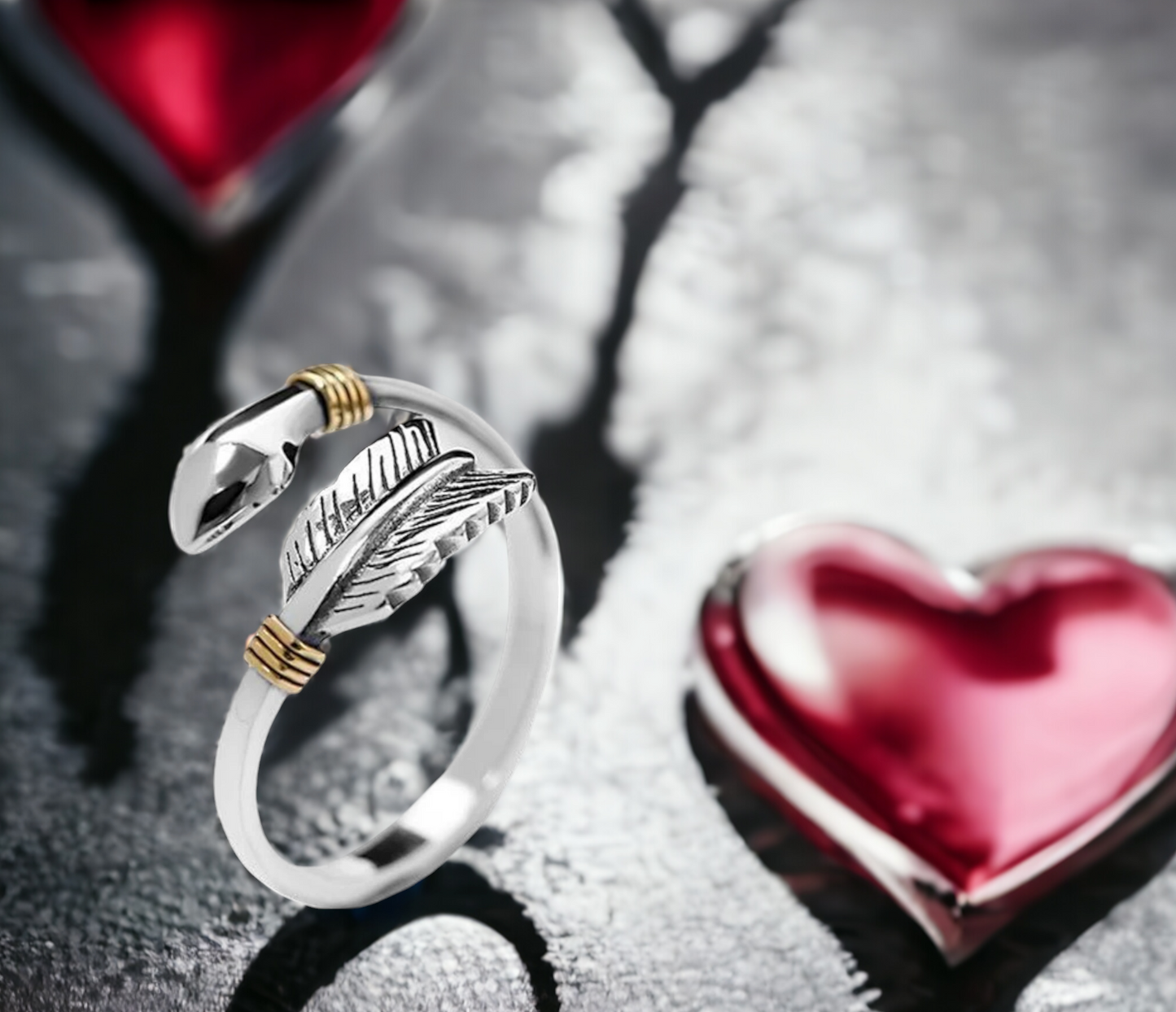 Bague Flèche Celtique pour Femme - Redimentionnable - en Argent Sterling 925 Anneaux Nordique Celtique Idéal Cadeau