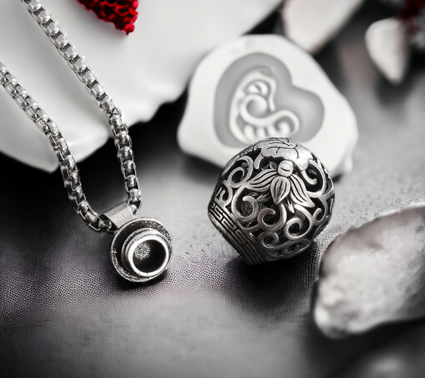 Collier Celtique Pot de Sorcière Talisman de Protection Cadeau de Sorcellerie Païenne Wicca Bijoux Wicca fait à la main Cadeau Original