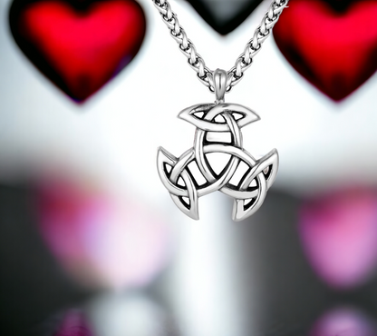 Collier Pendentif Runes Viking Celtique Nordique Amulette de Protection en Acier Inoxydable fait à la main Cadeau Original Idéal Cadeau